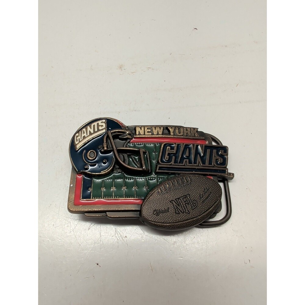 Vintage NFL New York Giants Belt Buckle 2003 Made in USA